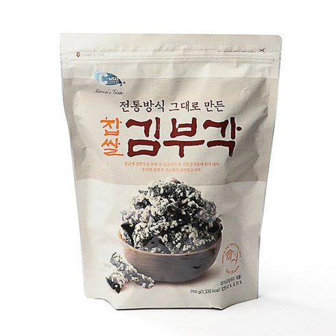 예맛찹쌀김부각 - 씨위드 찹쌀 김부각 250g, 없음, 1개