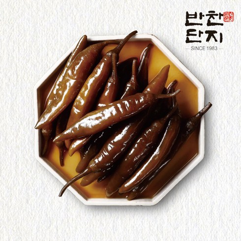 간장고추장아찌 - 반찬단지 청양간장고추 1kg + 1kg 고추장아찌 고추절임 고추지, 반찬단지 청양간장고추 1kg+ 1kg, 2개