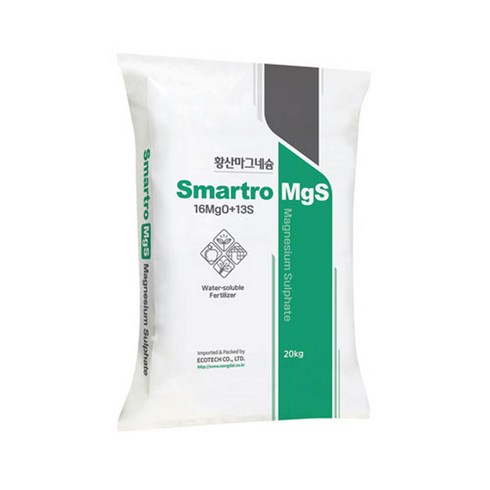 황산마그네슘 Smartro MgS 수용성 황산고토비료, 1개, 20kg