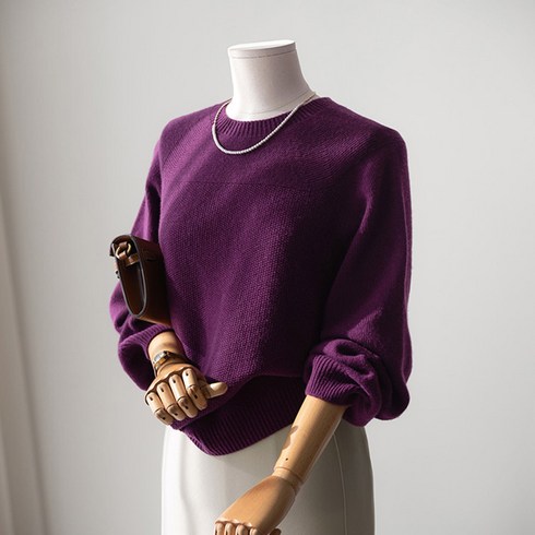 (안나앤모드) cashmere 홀가먼트 니트[니트CR624]