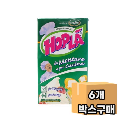 홉라생크림 - 홉라 생크림 무가당 1000ml 휘핑크림 베이킹 케이크, 6개