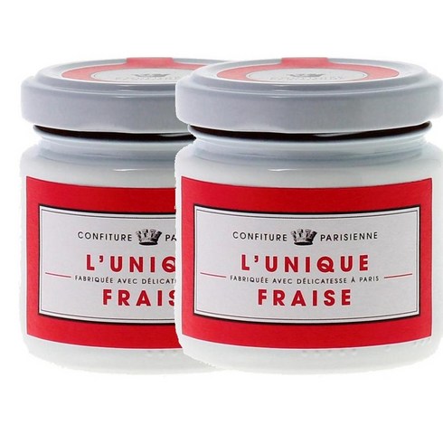 꽁피튀르파리지엥 - 프랑스 꽁피튀르 파리지엥 Confiture Parisienne strawberry jam 유니크 딸기잼 100g, 2개