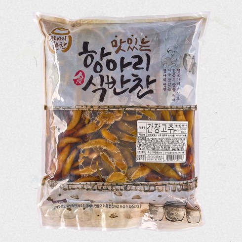 케이와이식품 항아리반찬 간장고추 4kg x 4개(1박스), 4개