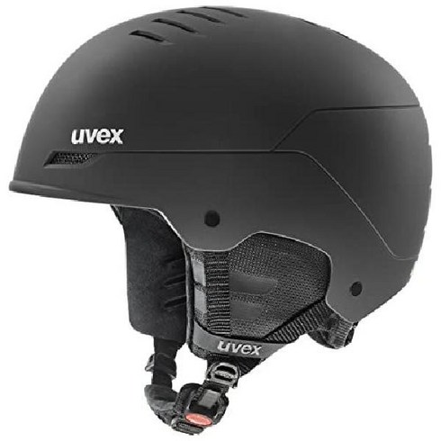 우벡스스키헬멧 - UVEX SKI 우벡스 원티드 남녀공용 스키 헬멧 매트 블랙 54-58cm, 블랙 매트, 1개