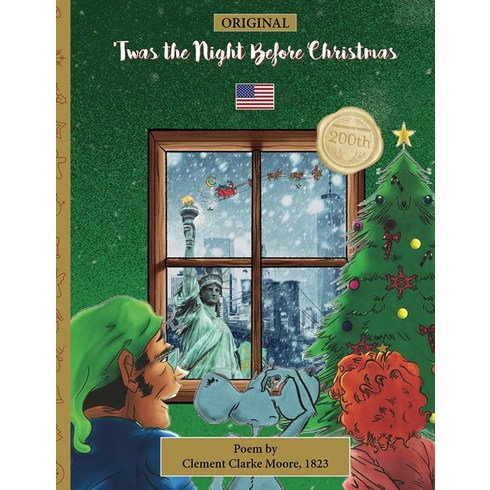 ORIGINAL 'Twas the Night Before Christmas 200th anniversary edition ENGLISH first published in 1823