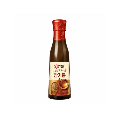 통참깨참기름 - 백설 100프로 통참깨 참기름, 300ml, 4개