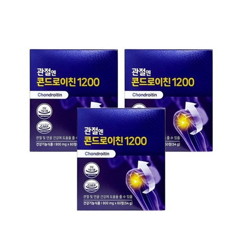 관절엔 콘드로이친 1200 12개월분 - 관절엔 콘드로이친 1200 900mg x 60정 3박스