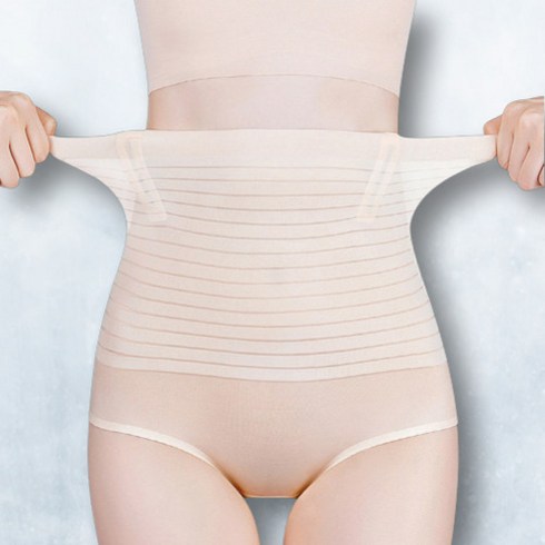 데일리텍 쿨링케어 심리스 삼각거들 하이웨스트 뱃살 커버 보정 속옷