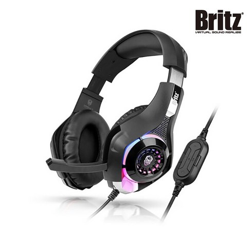 브리츠 Britz K71GH 가상 7.1채널 RGB 헤드셋, 1