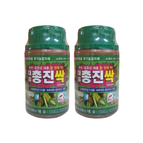 대유총진싹 - 대유 총진싹 총채벌레 뿌리파리 진딧물 약 원예용살충제, 250ml, 2개