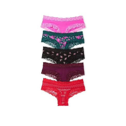 Victoria's Secret 면 치키 팬티 팩 여성용 속옷 5팩 XS-XXL 휴일. 112632