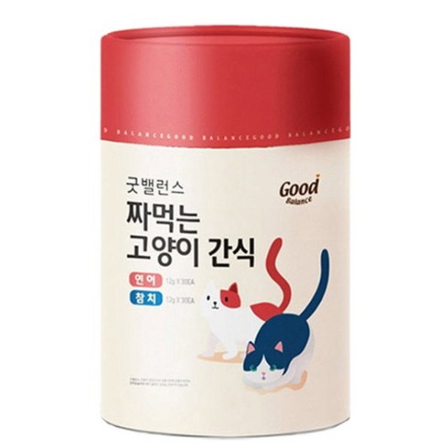 굿밸런스 고양이 짜먹는 간식 플러스 60p, 혼합맛(연어/참치), 720g, 3개