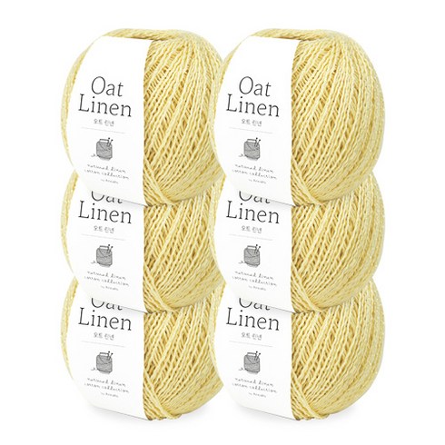 오트린넨 - [앵콜스] 오트린넨 Oat Linen (6볼묶음), 1개, 308 콜리플라워