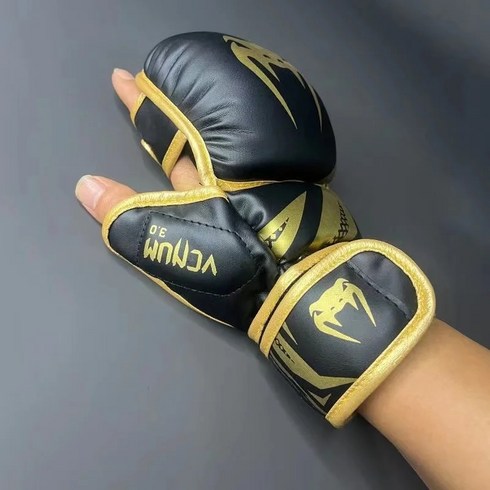 챌린저 3.0 스파링 글러브 복싱 파이팅 MMA 트레이닝 성인 펀칭 샌드백 전문 하프 핑거 권투 글러브, 하얀