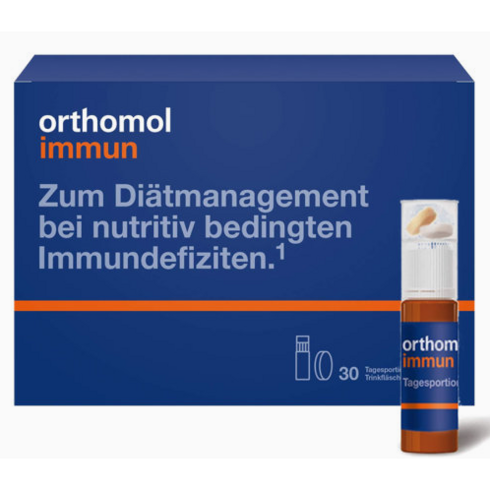 오쏘몰 이뮨 30일 1박스 orthomol 독일 종합비타민(드링크+정제), 1개, 20ml