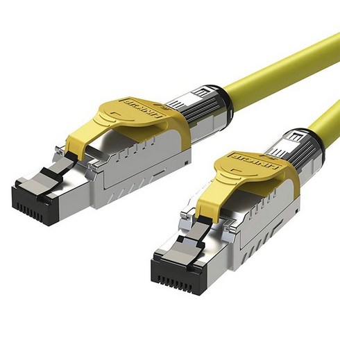 Cat8 RJ45 FTP 툴 프리 이지 키스톤 잭, 275268 22 AWG 옐로우 _22AWG - 15m