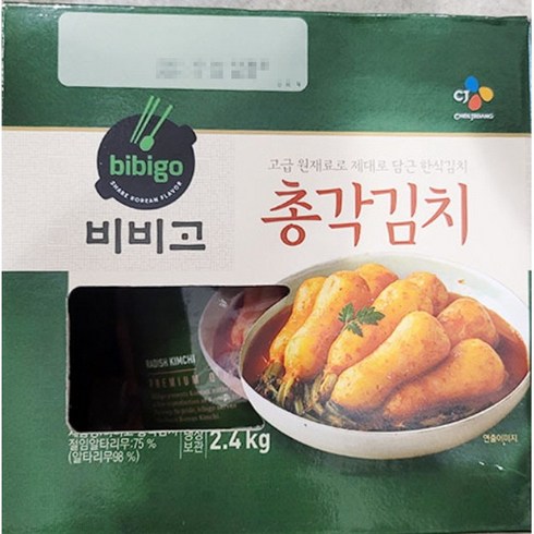 비비고 총각김치, 2.4kg, 1개