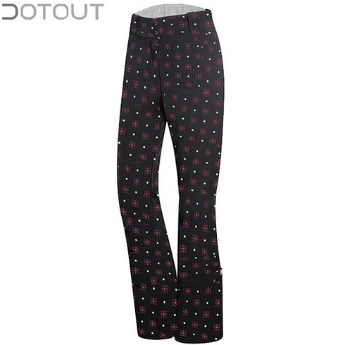 2023년 가성비 최고 닷아웃스키복 - 닷아웃 여성 스키복 바지 Did Printed Pant W_black/fuchsia