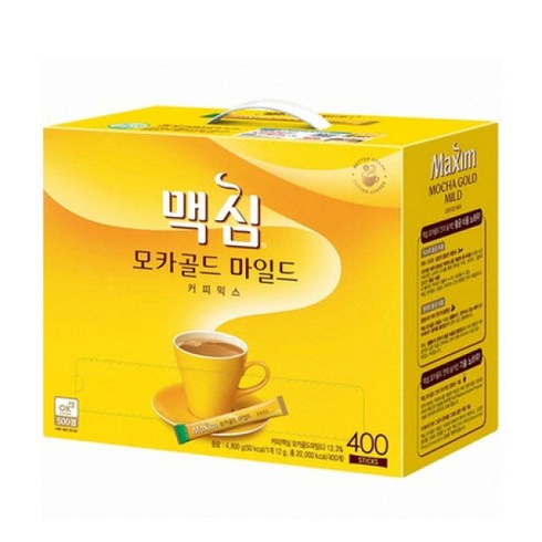 맥심모카골드400 - 동서식품 맥심 모카골드 커피믹스 12g X 400개입, 1개