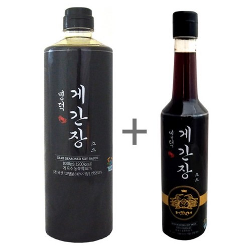 게간장 - 영덕 게간장 1000ml+500ml /농가배송, 1세트, 1.5L