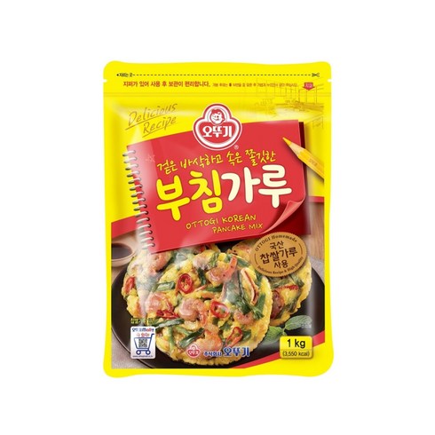 오뚜기 부침가루 - 오뚜기 부침가루, 1kg, 4개