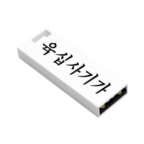 멸치usb - 육십사기가 USB 2.0 메모리 초경량 화이트 (64gb)