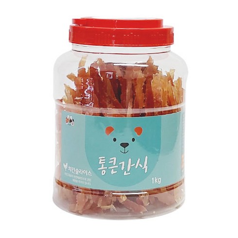 통큰간식 치킨슬라이스 1kg, 1개, 닭고기