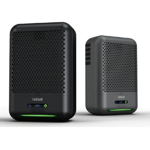 테르수스 UV LED 휴대용 공기청정기_자외선 이용 바이러스살균 기능_실내 및 차량내부용_탁월한 공기정화_헤파+카본 양면 필터, 블랙