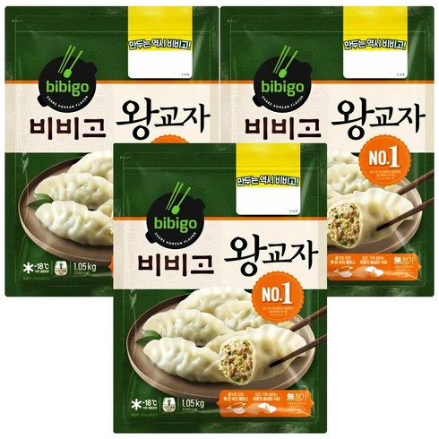 CJ 비비고 왕교자 1.05kg, 3개