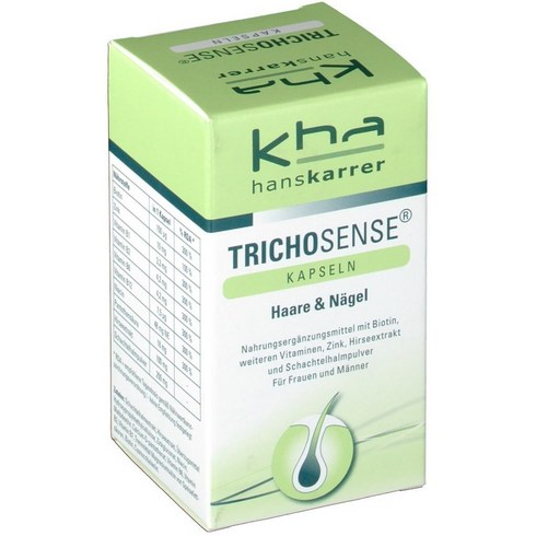 트리코 - 한스카러 트리코센스 60캡슐x2통 모발 손톱 강화 TrichoSense, 1개, 60정