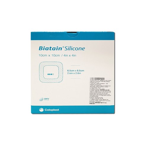 콜로플라스트 바이아테인 실리콘 접착형 드레싱밴드 10cmx10cm 10매 33435, 1통