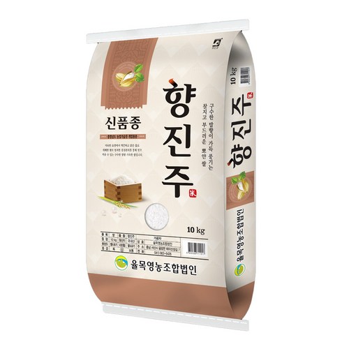 백진주쌀10kg - 23년 햅쌀 구수하고 찰진 향진주, 1개, 10kg