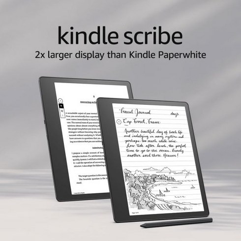 Amazon Kindle Scribe64GB 10.2인치 300ppi Paper White 디스플레이를 갖춘 최초의 및 디지털 노트북은 프리미엄 펜을 포함합니다 – Oprahs, Basic Pen, 16 GB_Without Kindle Unlimited