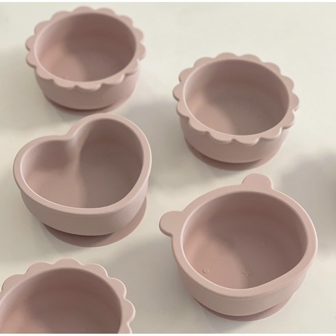 하비하비 유아 실리콘 하트 흡착볼, 라이언 흡착볼, 밀크, 1개