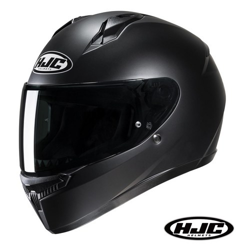 오토바이헬멧 HJC C10 엔트리급 풀페이스 헬멧 바이크 스쿠터, 무광블랙