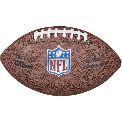 WILSON 윌슨 Wilson NFL 정통 풋볼공 더 듀크, Replica, Mini_Brown