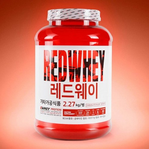 지웨이레드게이너 - 지웨이 레드WHEY 2.27kg, 1개