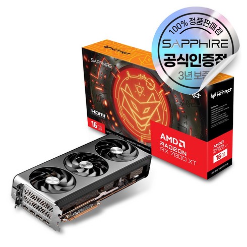 rx7800xt - SAPPHIRE 라데온 RX 7800 XT NITRO+ OC D6 16GB [오늘출발/안전포장]