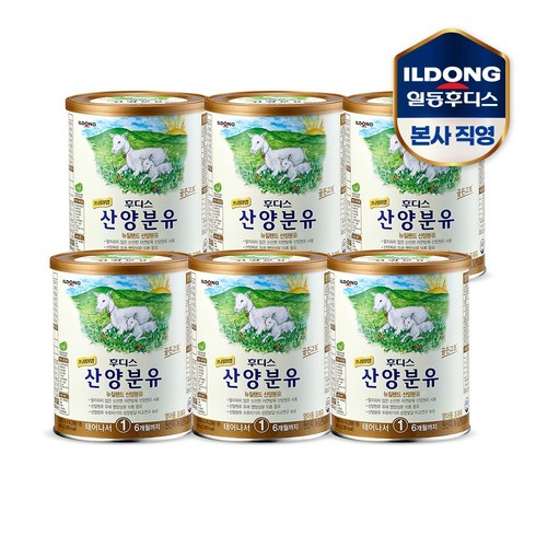 일동후디스 프리미엄 산양분유 1단계, 400g, 6개