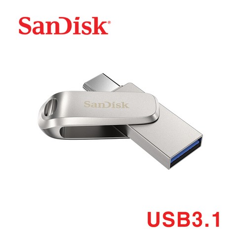 샌디스크 울트라 듀얼 드라이브 럭스 USB Type C SDDDC4, 256GB