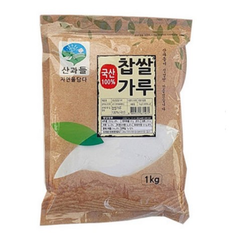 산과들 국내산 100% 건식 찹쌀가루 (선택), 1kg, 1개