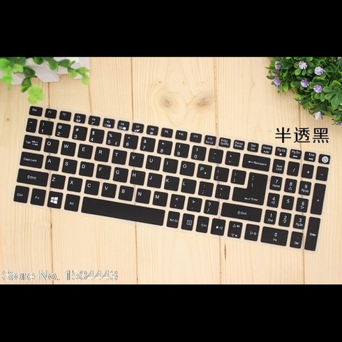 Acer 아스파이어 5 A515-51 A515-51G A517 A517-51 15.6 인치 실리콘 키보드 커버 보호기, [04] black