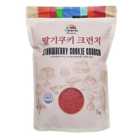 달곰베이킹 딸기크런치, 1kg, 1개