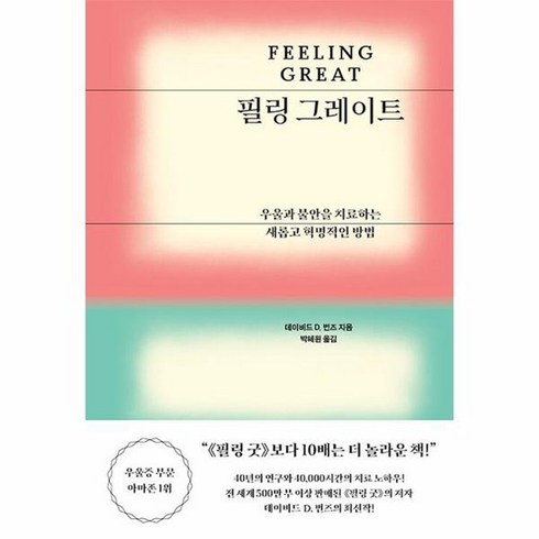 필링 그레이트 우울과 불안을 치료하는 새롭고 혁명적인 방법 양장, 상품명