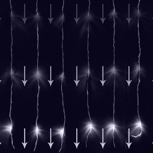 2023년 가성비 최고 폭포수전구 - 탄탄 LED 고드름/커튼/네트/폭포수 벽트리전구 (전원잭 포함), LED 400구 전원일체형 폭포수, 투명선/백색