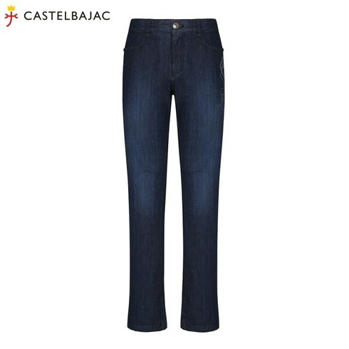 [까스텔바작] (남성)스트레치 아트웍 데님 슬림 팬츠_BG0FPT301_IL