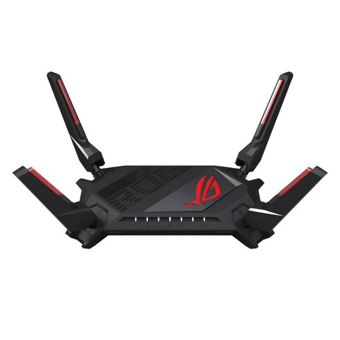 ASUS WiFi ROG Rapture GT-AX6000 무선 라우터 최신 규격 WiFi6 4804+1148Mbps v6 플러스 대응 듀얼 밴드 게이밍. 2.5G WANLAN 포트 오픈 NAT 2.0GHz 쿼드 코어 메쉬 기능 포함 3층 4LDK