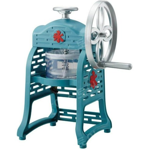 일본 도시샤 레트로 수동 빙수기계 IS-FY-20 2개컵 포함 얼음가는기계 눈꽃빙수기