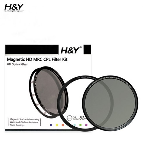 에이치앤와이 Magnetic HD MRC CPL 82mm KIT 마그네틱 필터
