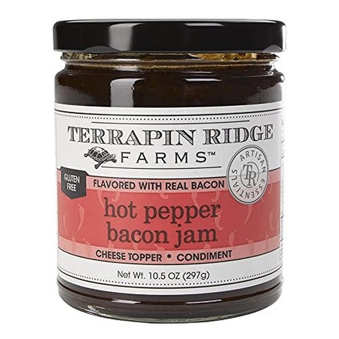 Terrapin Ridge Farms Hot Pepper Bacon Jam – One 10.5 Ounce Jar, 1개